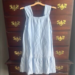 Loft Light Blue Sleeveless Dress